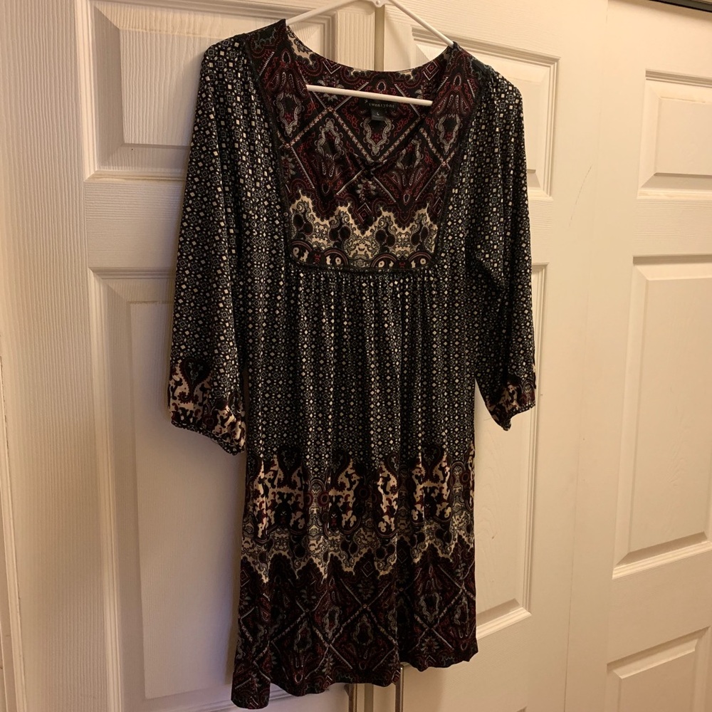 Forever 21 dress size large. 3/4 Sleeves. Like new